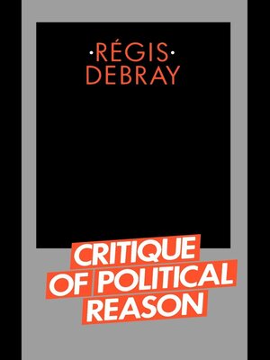 cover image of Critique of Political Reason